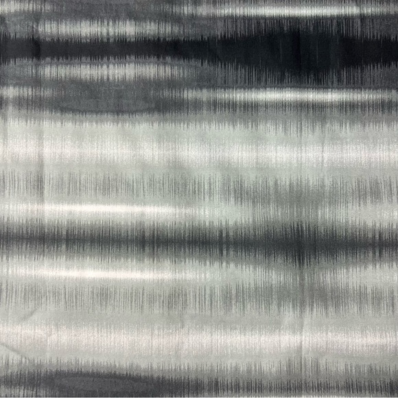 NWT Alfani Long Sleeve Button Up Sound Wave Dress Shirt XL Black Grey White - Picture 3 of 8